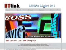Tablet Screenshot of htlink-led.com